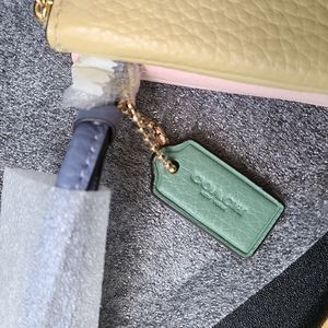 NWT Coach Two-Tone phone wristlet